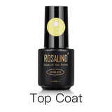 ROSALIND 4PCS Top Base Coat Gel Nail Polish Set For Nails Semi Permanent Primer For Nail art Matt Top Coat base coat Nail Gel Polish