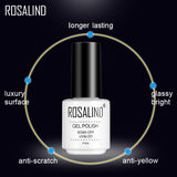 ROSALIND Tempered Top Coat Gel Polish Bright For Nail Art Design LED/UV Lamp