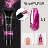 Rosalind Soft Cat Eye Poly Single Nail Gel 15ML 3 Fashion Colors Quick Builder Extension