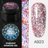 ROSALIND 5ml Starlight Diamond Gel Bright For Nail Art Design LED/UV Lamp