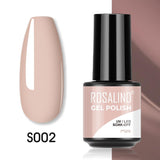 ROSALIND 5ml Soak Off Gel Polish Bright For Nail Art Design LED/UV Lamp
