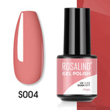 ROSALIND 5ml Soak Off Gel Polish Bright For Nail Art Design LED/UV Lamp