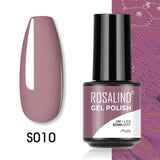 ROSALIND 5ml Soak Off Gel Polish Bright For Nail Art Design LED/UV Lamp