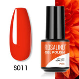 ROSALIND 5ml Soak Off Gel Polish Bright For Nail Art Design LED/UV Lamp