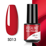 ROSALIND 5ml Soak Off Gel Polish Bright For Nail Art Design LED/UV Lamp