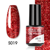 ROSALIND 5ml Soak Off Gel Polish Bright For Nail Art Design LED/UV Lamp