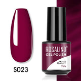 ROSALIND 5ml Soak Off Gel Polish Bright For Nail Art Design LED/UV Lamp