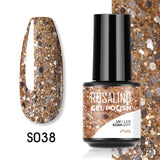 ROSALIND 5ml Soak Off Gel Polish Bright For Nail Art Design LED/UV Lamp