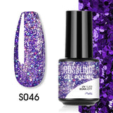 ROSALIND 5ml Soak Off Gel Polish Bright For Nail Art Design LED/UV Lamp
