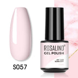 ROSALIND 5ml Soak Off Gel Polish Bright For Nail Art Design LED/UV Lamp