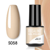 ROSALIND 5ml Soak Off Gel Polish Bright For Nail Art Design LED/UV Lamp