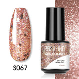 ROSALIND 5ml Soak Off Gel Polish Bright For Nail Art Design LED/UV Lamp