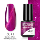 Rosalind Cat Eye Nail Polish 5ml Lamp Cured Shine Gel Polish