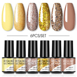 Rosalind Cat Eye Smalto per unghie 7ml Lampada a 7ml lucentezza lucida lucida
