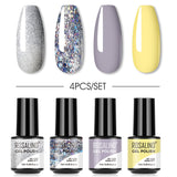 Rosalind Cat Eye Smalto per unghie 7ml Lampada a 7ml lucentezza lucida lucida