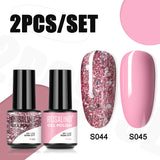 ROSALIND 5ml Soak Off Gel Polish Bright For Nail Art Design LED/UV Lamp