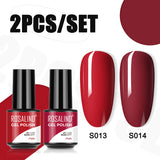ROSALIND 5ml Soak Off Gel Polish Bright For Nail Art Design LED/UV Lamp