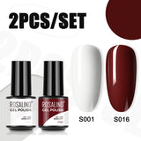 ROSALIND 5ml Soak Off Gel Polish Bright For Nail Art Design LED/UV Lamp