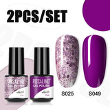 ROSALIND 5ml Soak Off Gel Polish Bright For Nail Art Design LED/UV Lamp