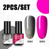ROSALIND 5ml Soak Off Gel Polish Bright For Nail Art Design LED/UV Lamp