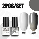 ROSALIND 5ml Soak Off Gel Polish Bright For Nail Art Design LED/UV Lamp