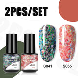 ROSALIND 5ml Soak Off Gel Polish Bright For Nail Art Design LED/UV Lamp