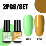 ROSALIND 5ml Soak Off Gel Polish Bright For Nail Art Design LED/UV Lamp
