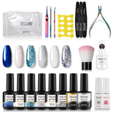 ROSALIND Gel Nail Polish Kits For Manicure Nails Art UV Gel Need Base Top Coat Vernis Semi permanent Nail Polish 15ML