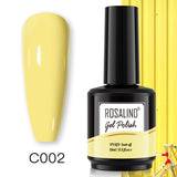 ROSALIND 40 colors 15ml Soak Off Gel Polish Bright For Nail Art Design LED/UV Lamp