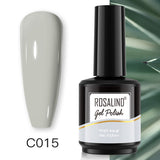 ROSALIND 40 colors 15ml Soak Off Gel Polish Bright For Nail Art Design LED/UV Lamp