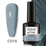 ROSALIND 40 colors 15ml Soak Off Gel Polish Bright For Nail Art Design LED/UV Lamp