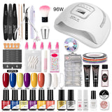 ROSALIND Professional Manicure Set Gel Polish Set For Nail Art Design LED/UV Lamp