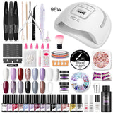 ROSALIND Professional Manicure Set Gel Polish Set For Nail Art Design LED/UV Lamp