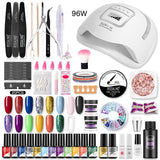 ROSALIND Professional Manicure Set Gel Polish Set For Nail Art Design LED/UV Lamp