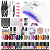 ROSALIND Professional Manicure Set Gel Polish Set For Nail Art Design LED/UV Lamp