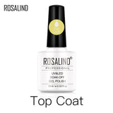 ROSALIND Top Coat Gel Polish Bright For Nail Art Design LED/UV Lamp