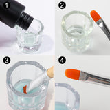 ROSALIND Nail Brush Restorer Remover Liquid Cleanser Nail Art Remover Tool