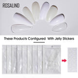 Rosalind 10 Pcs 10 Sizes Long False Nails for Coffin Ballerina Stiletto Nails Art