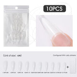 Rosalind 10 Pcs 10 Sizes Long False Nails for Coffin Ballerina Stiletto Nails Art