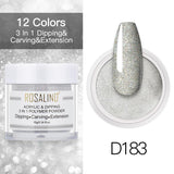 Rosalind 10g Glitter Shiny Dipping Powder Long-Lasting