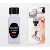 Rosalind 15ML Poly Nail Gel Extension Gel Nude Pink Glitter Kit with Manicure Nail Tools
