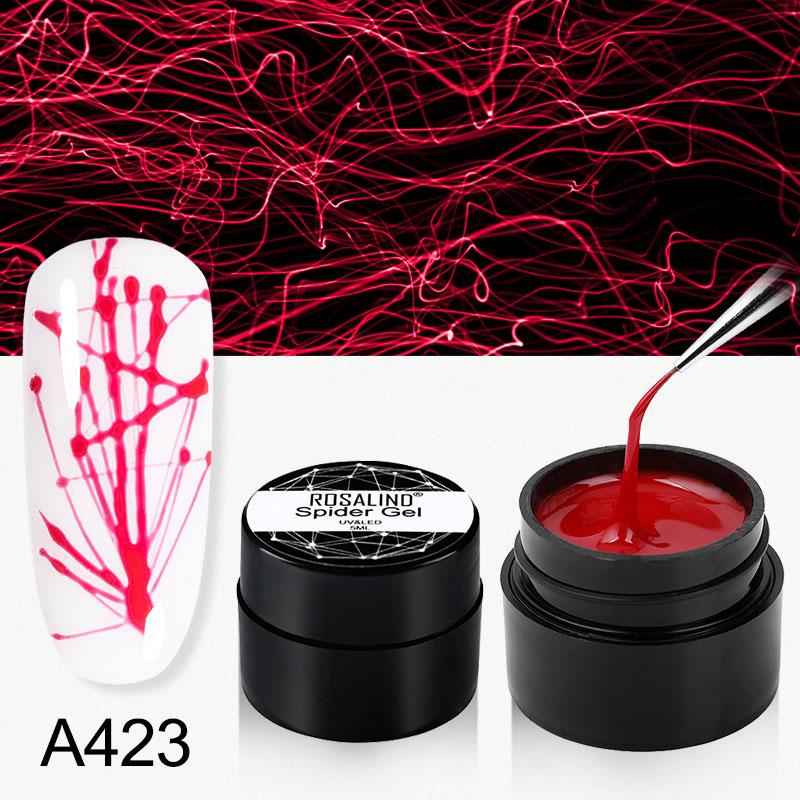 Rosalind 5ML Colorful Paint Design Nail Art Drawing Gel for Line Spider Gel