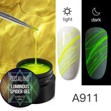 5ML Gel de araña luminosa para la línea de decoración de pintura de la línea de manicura del arte gel
