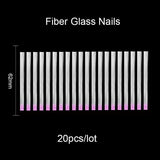Rosalind Fiber Glass Nails Extenstion 20Pcs/Lot