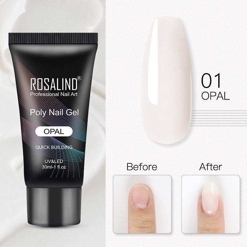 Rosalind Rosalind Poly Gel Nail Vernis Long-Lasting Nail Polish 30ML 11 Colors