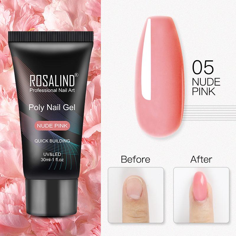 Rosalind Rosalind Poly Gel Nail Vernis Long-Lasting Nail Polish 30ML 11 Colors