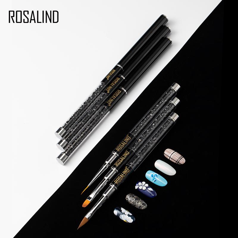 Nail Pen Designer, Teenitor Stamp Nail Art Tool with 15pcs Nail Painting  Brushes, Nail Dotting Tool, Nail Foil, Manicure Tape, Color Rhinestones for  Nails – ROSALIND